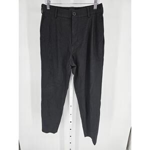 H&M Womens Sz S Slim Fit Solid Black Classic Dress Pants